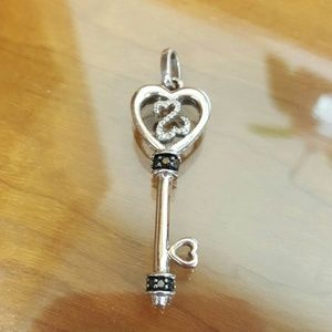 Jane Seymour Open Hearts Key Pendant